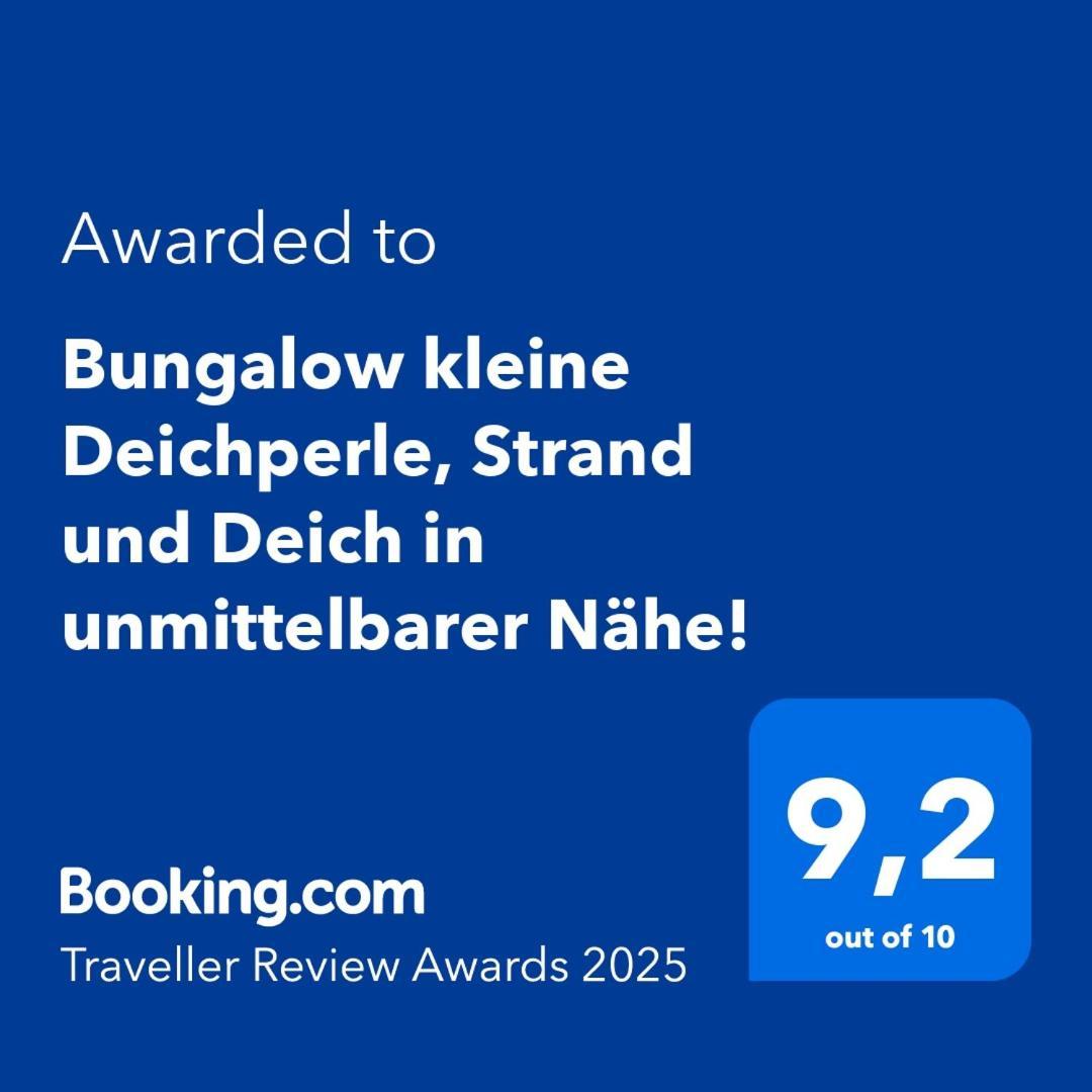 Bungalow Kleine Deichperle, Strand Und Deich In Unmittelbarer Naehe! Lemmer Bagian luar foto